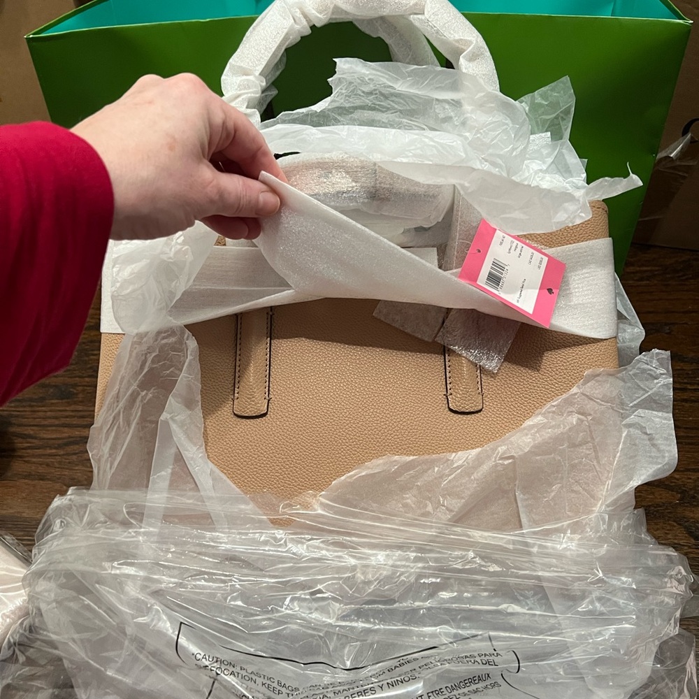 Margaux L satchel, NWT. Originally $358; AND matching continental wallet $150
